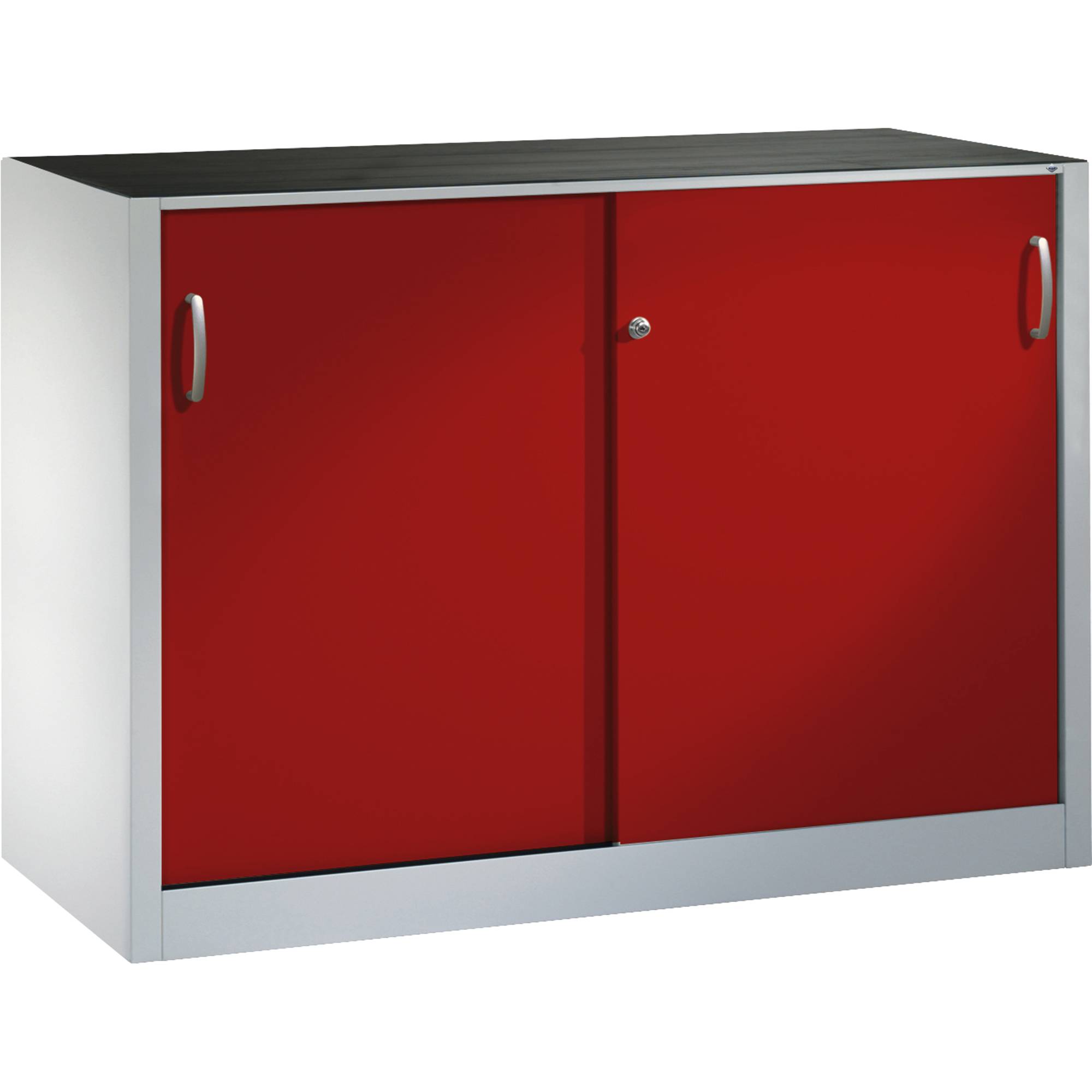 C+P Werkzeugschrank 215609S10057 Schiebetür 1000x1600x500mm lgr/rrt