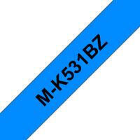 Brother M-K531BZ - Schwarz auf Blau - Rolle (1,2 cm x 8 m)