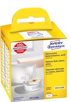Avery Zweckform - Papier - permanenter Klebstoff - weiß - 36 x 89 mm 520 Etikett(en) (2 Rolle(n)