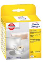 Avery Zweckform - Papier - permanenter Klebstoff - weiß - 25 x 54 mm 500 Etikett(en) (1 Rolle(n)