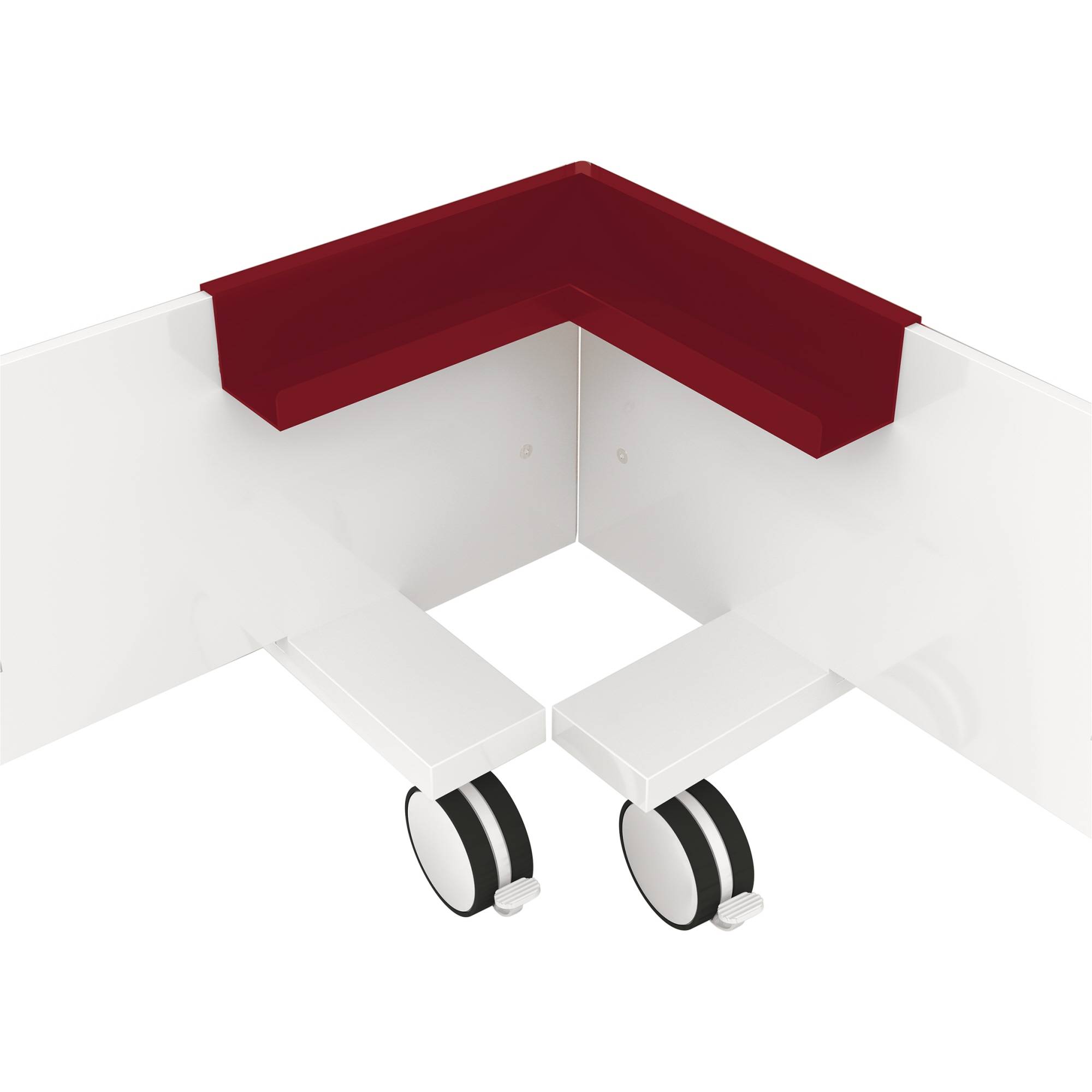 magnetoplan Eckablage Infinity Wall 114663003 rubinrot