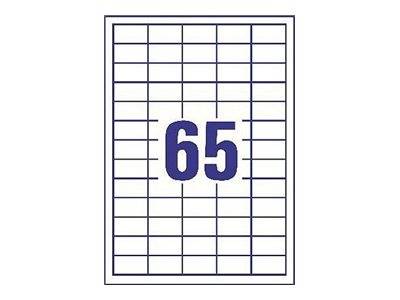 Avery Zweckform Universal - Weiß - 21.2 x 38 mm 1625 Etikett(en) (25 Bogen x 65)