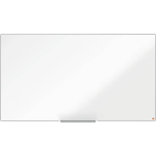 Whiteboard Impression Pro Emaille Widescreen 70 Zoll magnetisch Aluminiumrahmen weiß