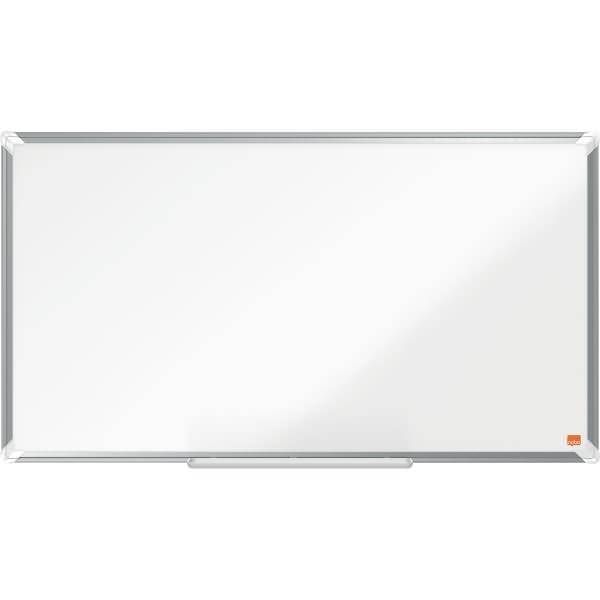 Whiteboard Premium Plus Emaille Widescreen 40 Zoll magnetisch Alu-Rahmen weiß