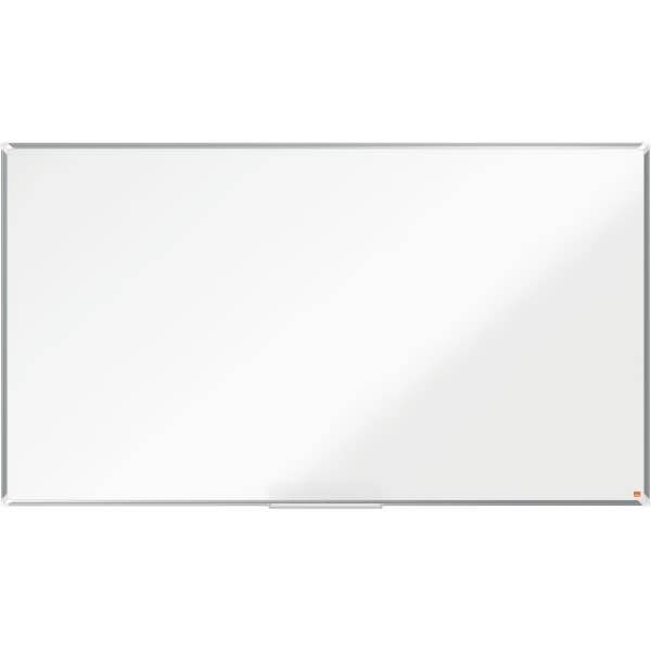 Whiteboard Premium Plus Emaille Widescreen 85 Zoll magnetisch Alu-Rahmen weiß
