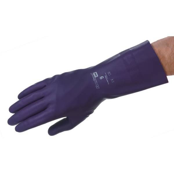 Chemikalien-Schutzhandschuhe G80 Nitril Gr. 9 VE=1 Paar