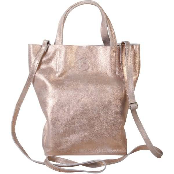 Tasche Federe Leder 16x9x23cm copper