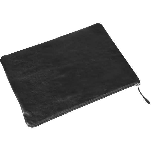 Tasche Universell Leder 23x32cm schwarz