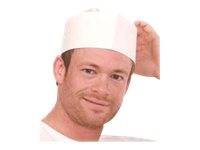 FRANZ MENSCH - Hygostar EXPRESS - Schiffchenmütze - Krepppapier - weiß (Packung mit 25)