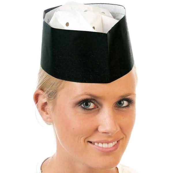 Schiffchen Service Black Style geprägtes Papier verstellbar schwarz VE=25 Stück