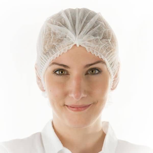 Klipphaube leichte Qualität extra groß DM 60cm weiß VE=100 Stück