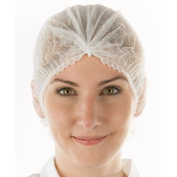 Klipphaube leichte Qualität im Spender DM 50cm VE=100 Stück weiß