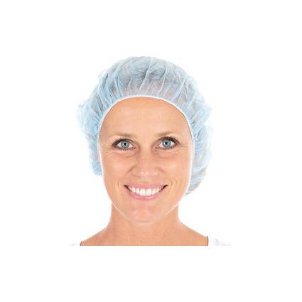 HYGOSTAR PP-Baretthaube Bettina, Durchmesser: 530 mm, blau