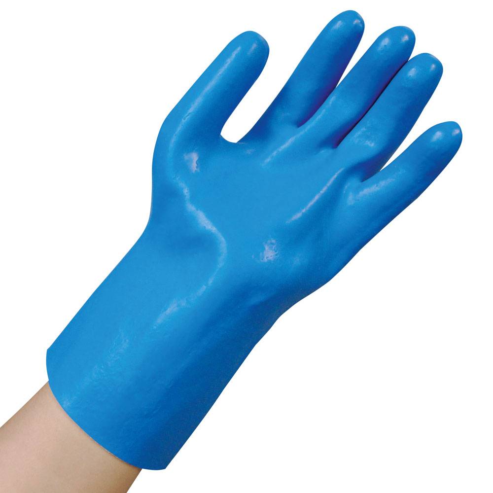 Chemikalienschutzhandschuhe Professional, Latex, 9/L, blau, L: 30cm