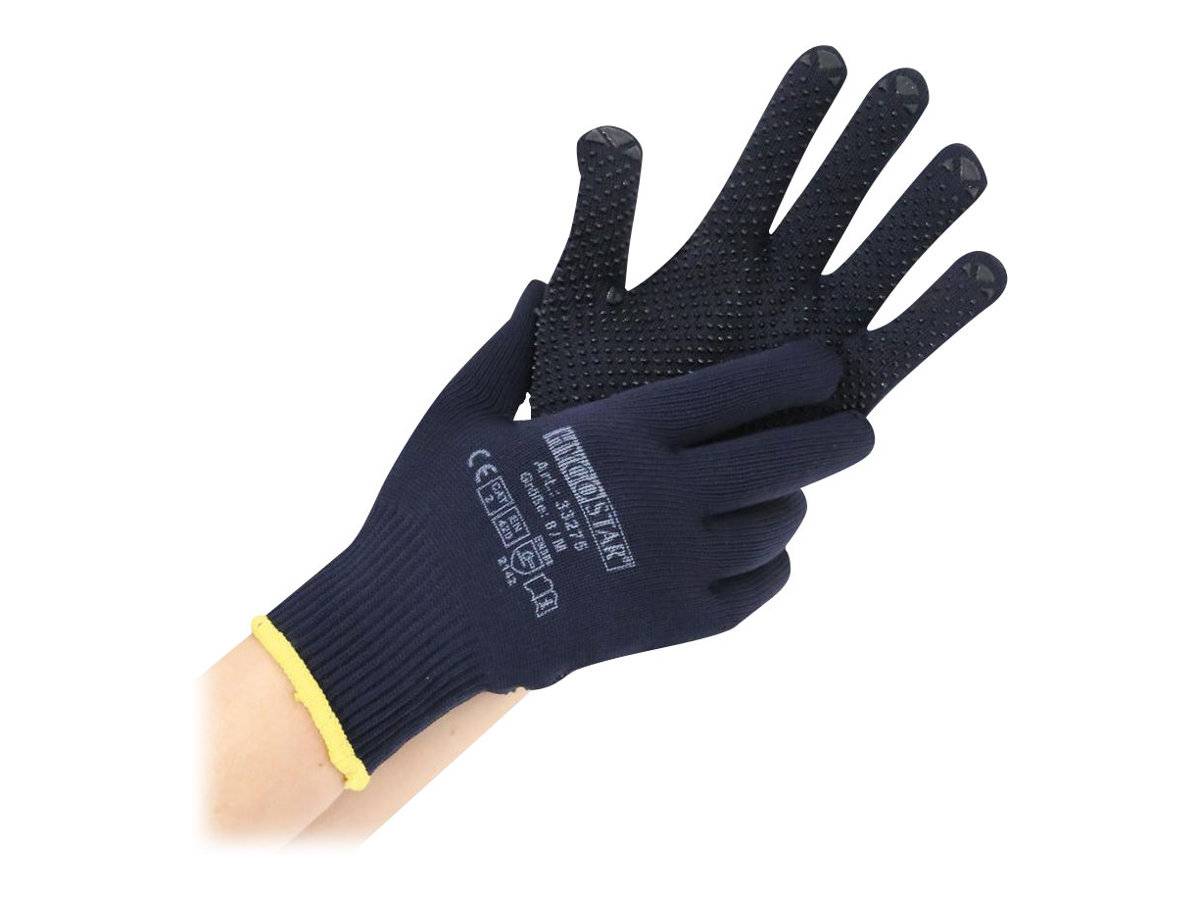 Franz Mensch Hygostar PEARL - Handschuhe - Größe: 9 - L - Polyester, Nylon, Baumwolle, Polyvinylchlorid (PVC)