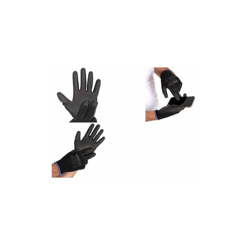 HYGOSTAR Feinstrickhandschuh Black Ace Touch, XL, schwarz