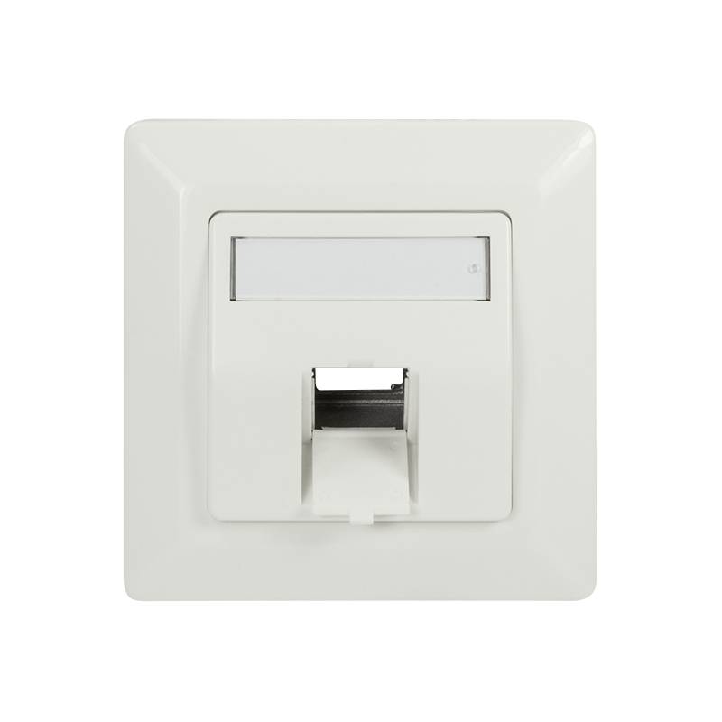 LogiLink - Keystone-Steckdose - 1 Modul - Pure White