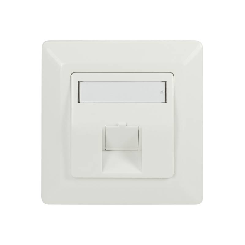 LogiLink - Keystone-Steckdose - 1 Modul - Pure White