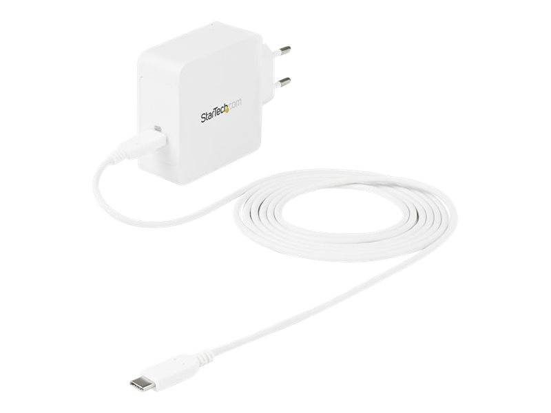 StarTech.com USB C Wall Charger, USB C Laptop Charger 60W PD, 6ft/2m Cable, Universal Compact Type C Power Adapter, Dell