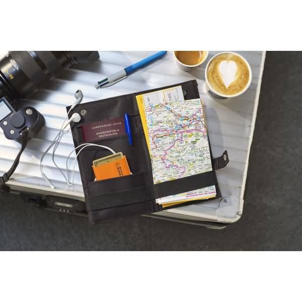 Organisationstasche Velobag Komfort 120x210mm schwarz