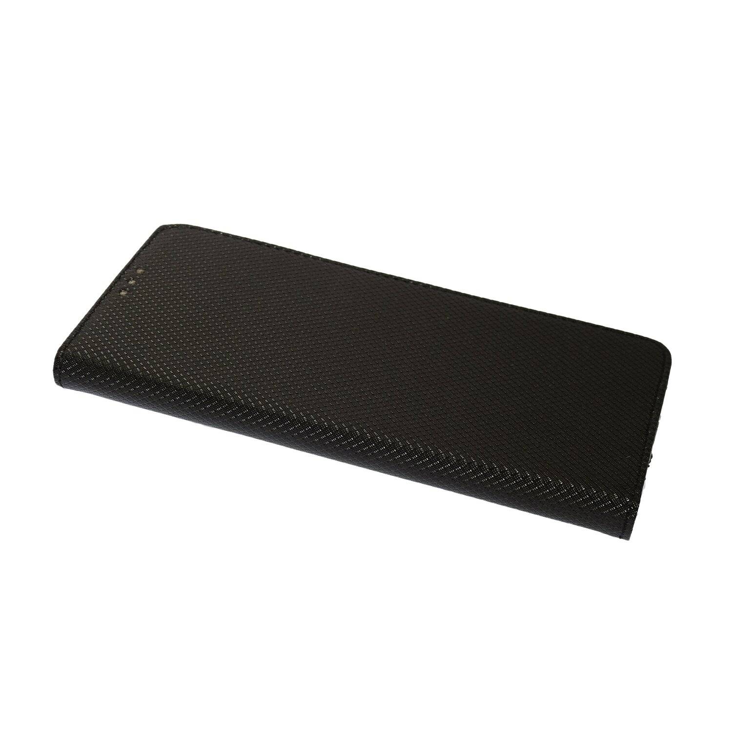 Buch Tasche "Smart" für Xiaomi Redmi Note 9T Pro Handy Hülle Etui Schutzhülle mit Standfunktion, Kartenfach schwarz