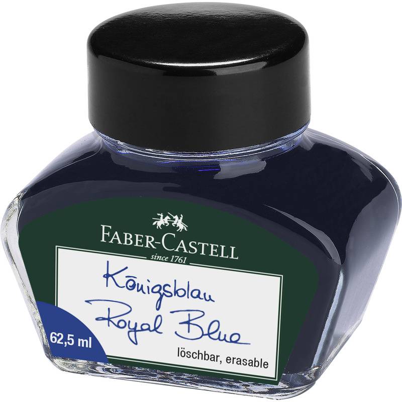 FABER-CASTELL Tinte im Glas, königsblau, Inhalt: 62,5 ml
