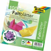 FOLIA - Faltblätter mehrfarbig - 70 g/m²