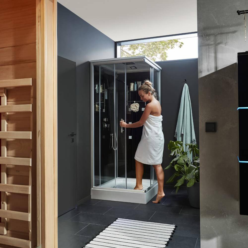 DUSCHKABINE WAVE M - Größe: M