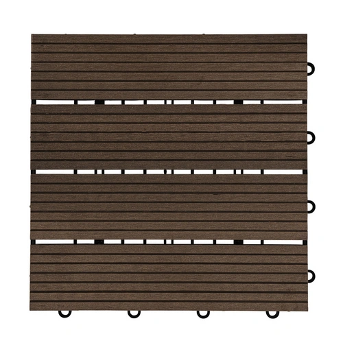 WPC HOLZFLIESEN BAVARO - Größe: 6m², Farbe: Dunkelbraun WPC HOLZFLIESEN BAVARO - Größe: 6m², Farbe: Dunkelbraun