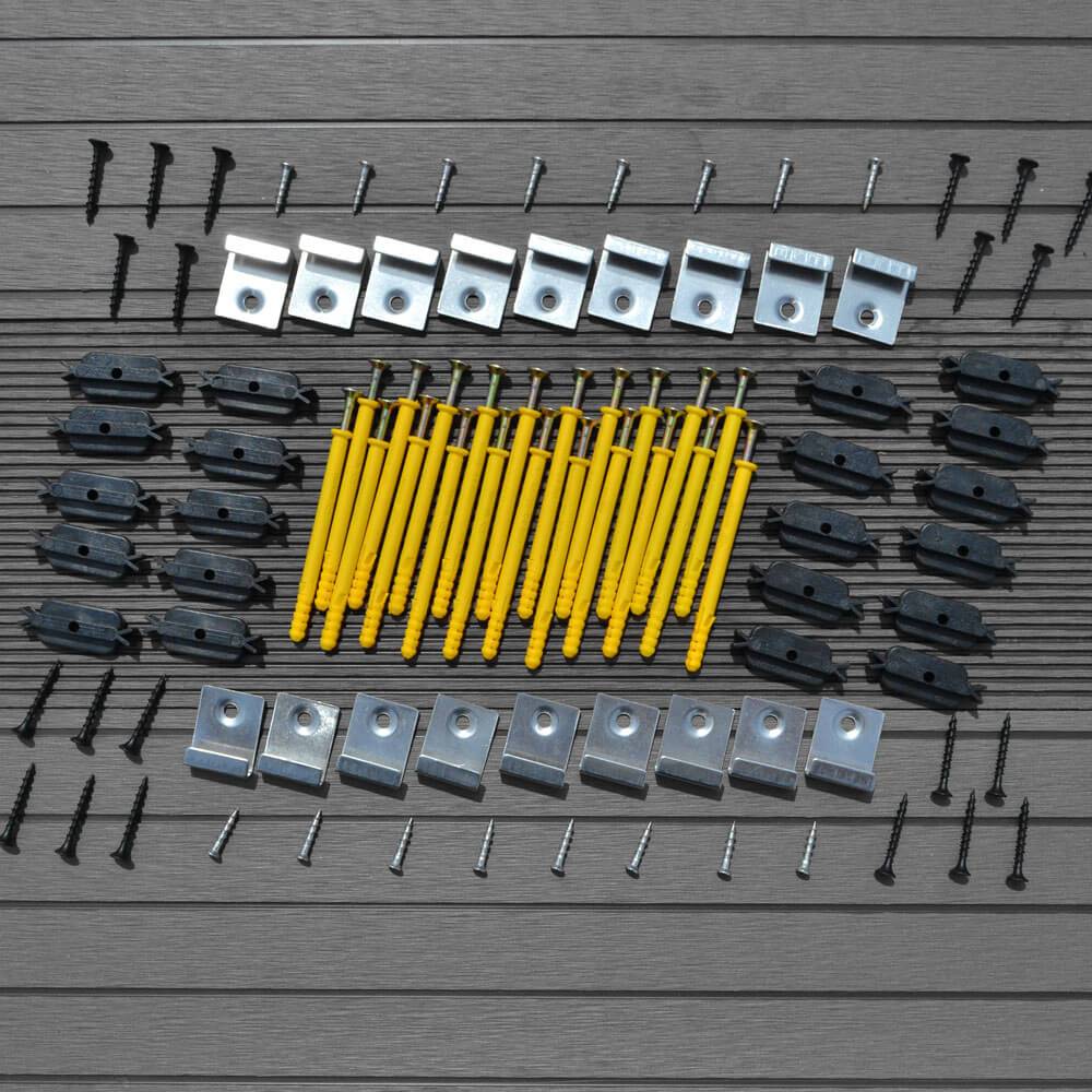 TERRASSENDIELEN SAMANA - Farbe: Hellgrau, Fläche: 40 m²