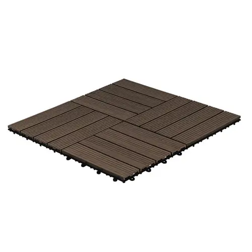 WPC HOLZFLIESEN BAVARO - Größe: 6m², Farbe: Dunkelbraun WPC HOLZFLIESEN BAVARO - Größe: 6m², Farbe: Dunkelbraun