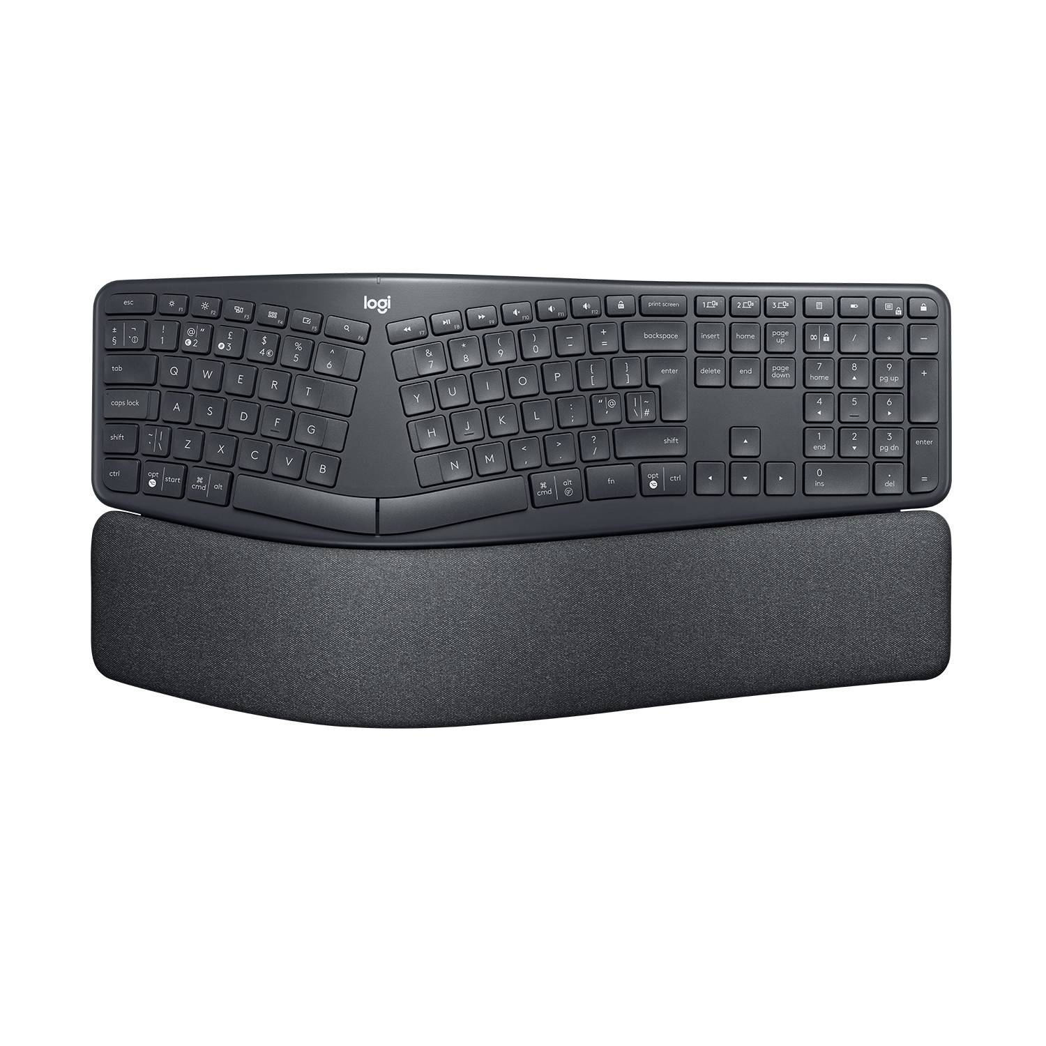 Tastatur - ERGO - K860 - 2,4 GHz- Bluetooth 5.0 - US