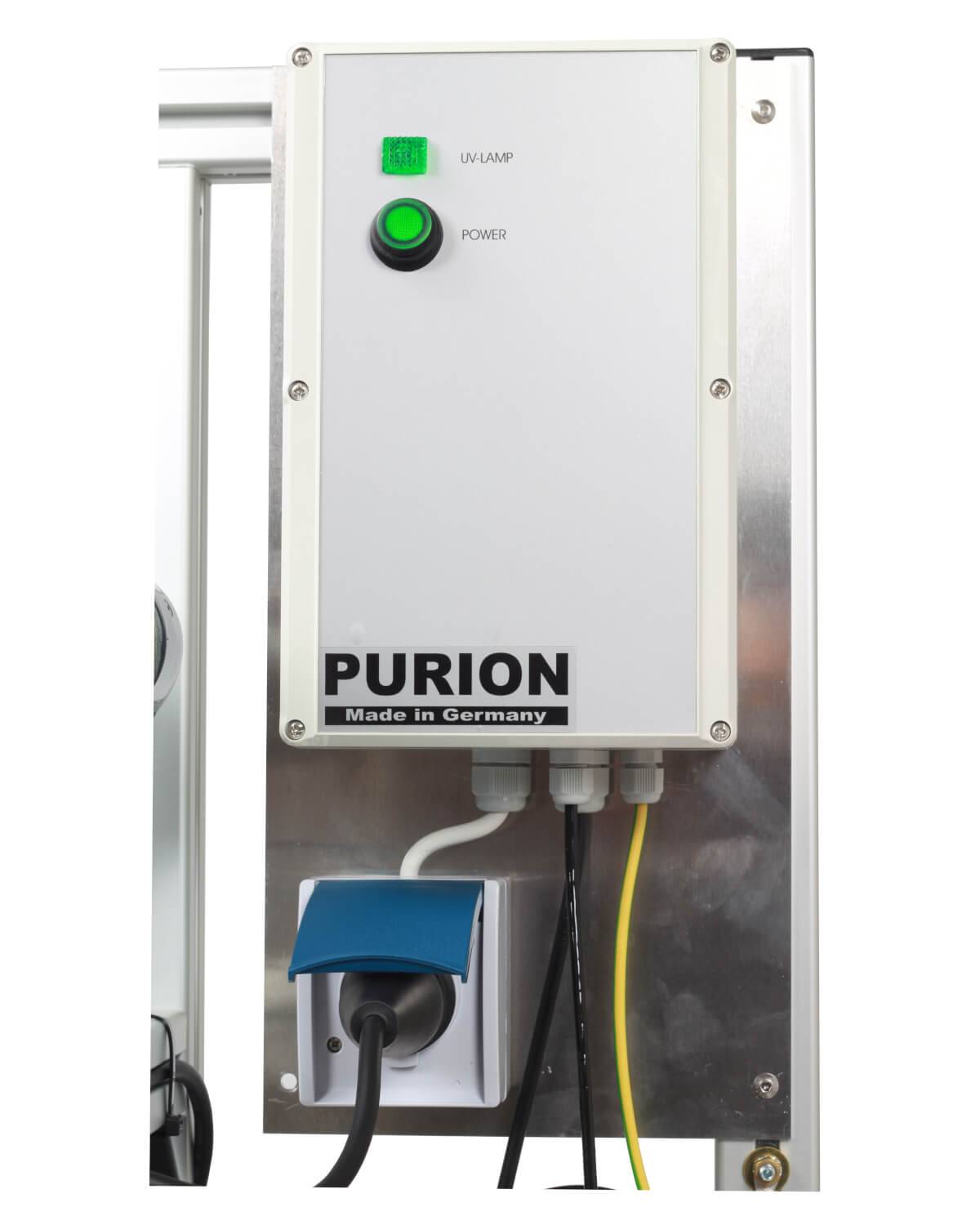 Komplettsystem Poolreinigung ökologisch Algen entfernen mit salzwasserbeständiger Pumpe PURION 40 PVC-U bis zu 40 m³