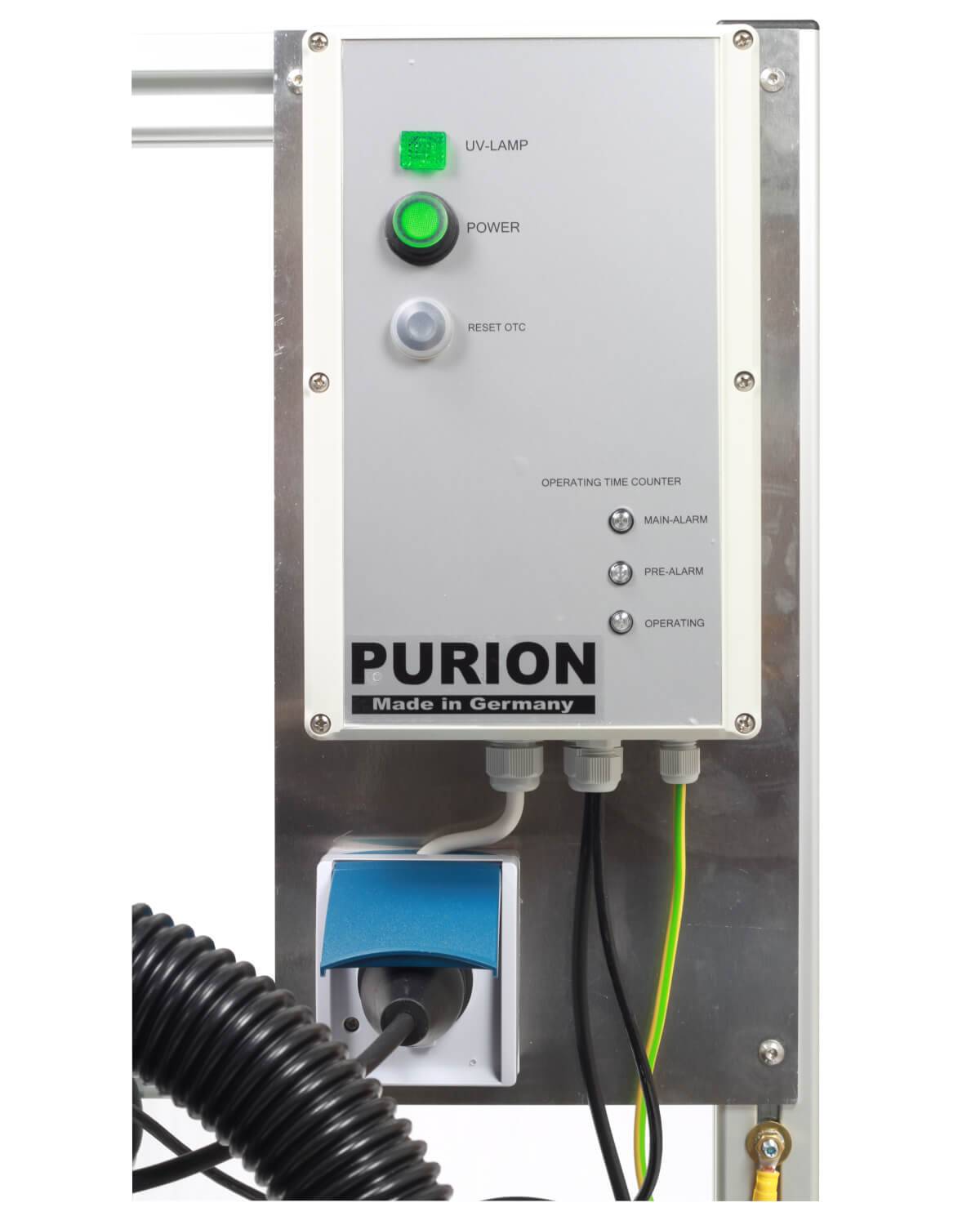 PURION 80 PVC-U OTC Salzwasserpool 3 in 1 Komplettsystem bis zu 80m³ ohne Chemie mit Lampenlaufzeitmesser
