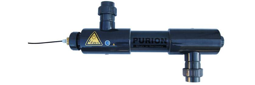 PURION 2001 PVC-U Salzwasserpool Algen vernichten reinigen UV-C 8.000 l/h Durchsatz
