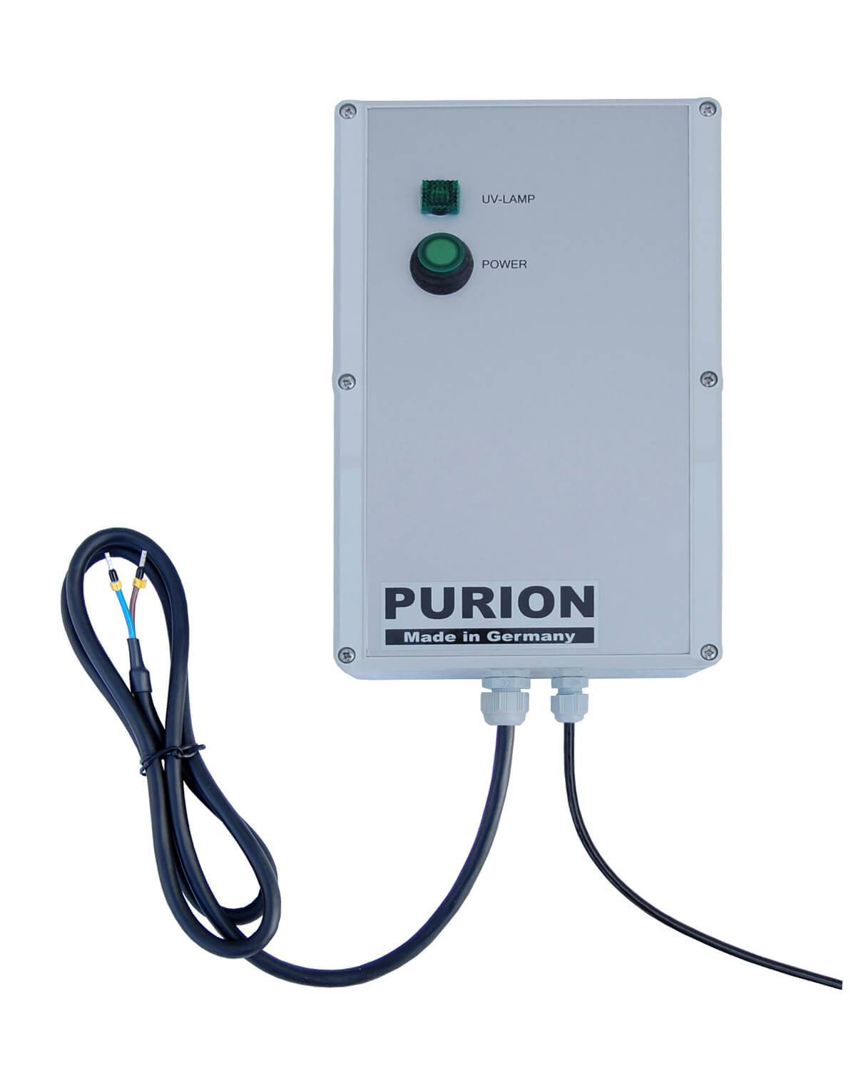 PURION 1000 12V Gleichstromnetz, UV-C Trinkwasserdesinfektionsanlage, 1000 l/h Durchsatz