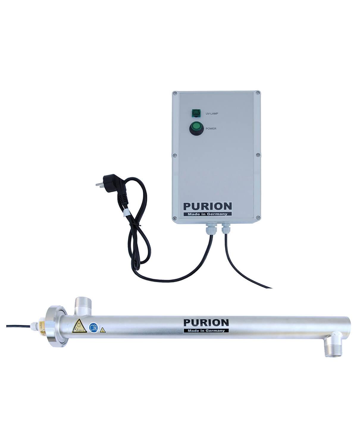PURION 2000 230V UVC Desinfektionrate 99,99% 2.000 l/h Trinkwasser