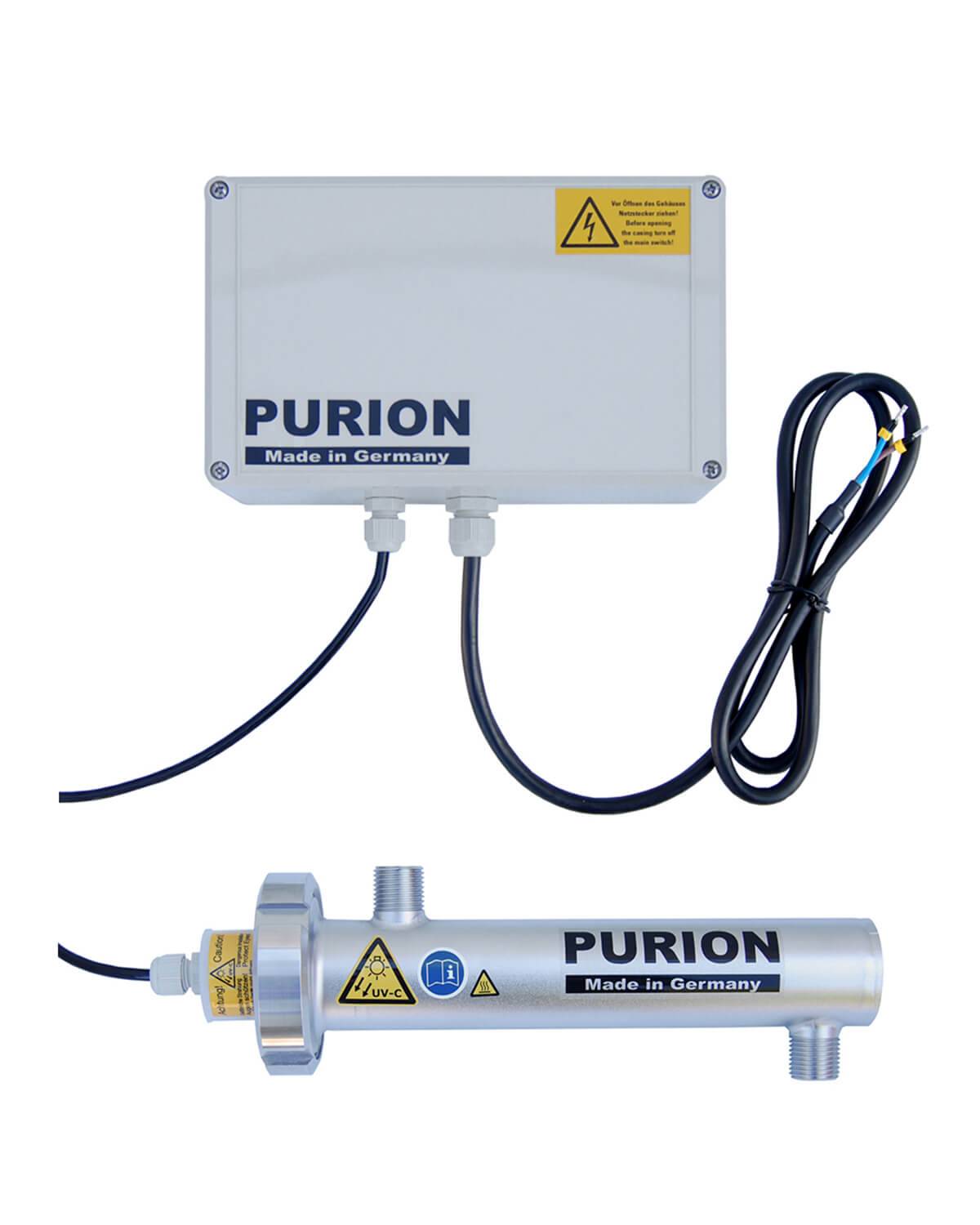PURION 400 12 V 10W UV-C Trinkwasser Desinfektion, ideal für Wohnmobile