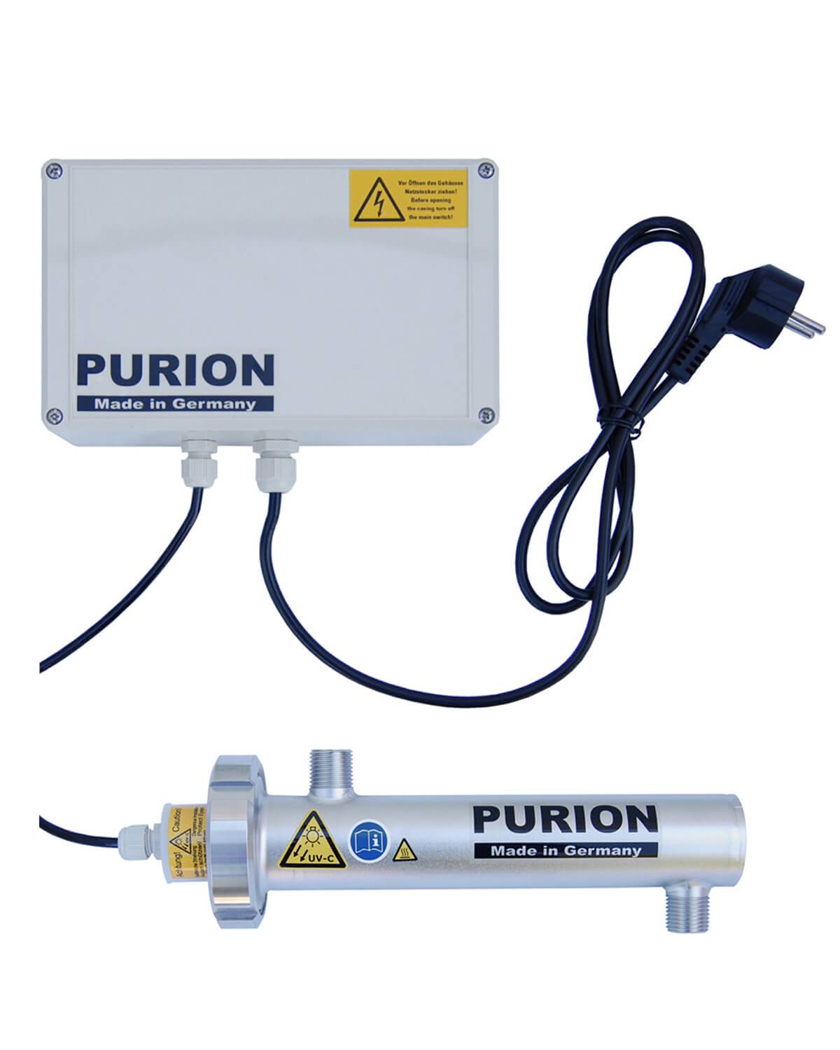 PURION 400 110 - 240V 10W UV-C Trinkwasser Desinfektion Wohnmobil Ferienhaus