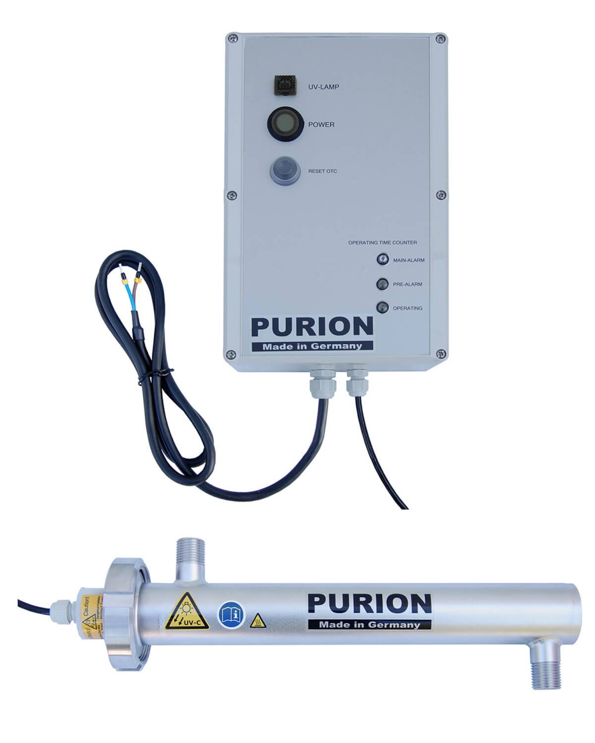 PURION 500 12V OTC Autark Trinkwasserdesinfektion UV Lampenlaufzeitmesser