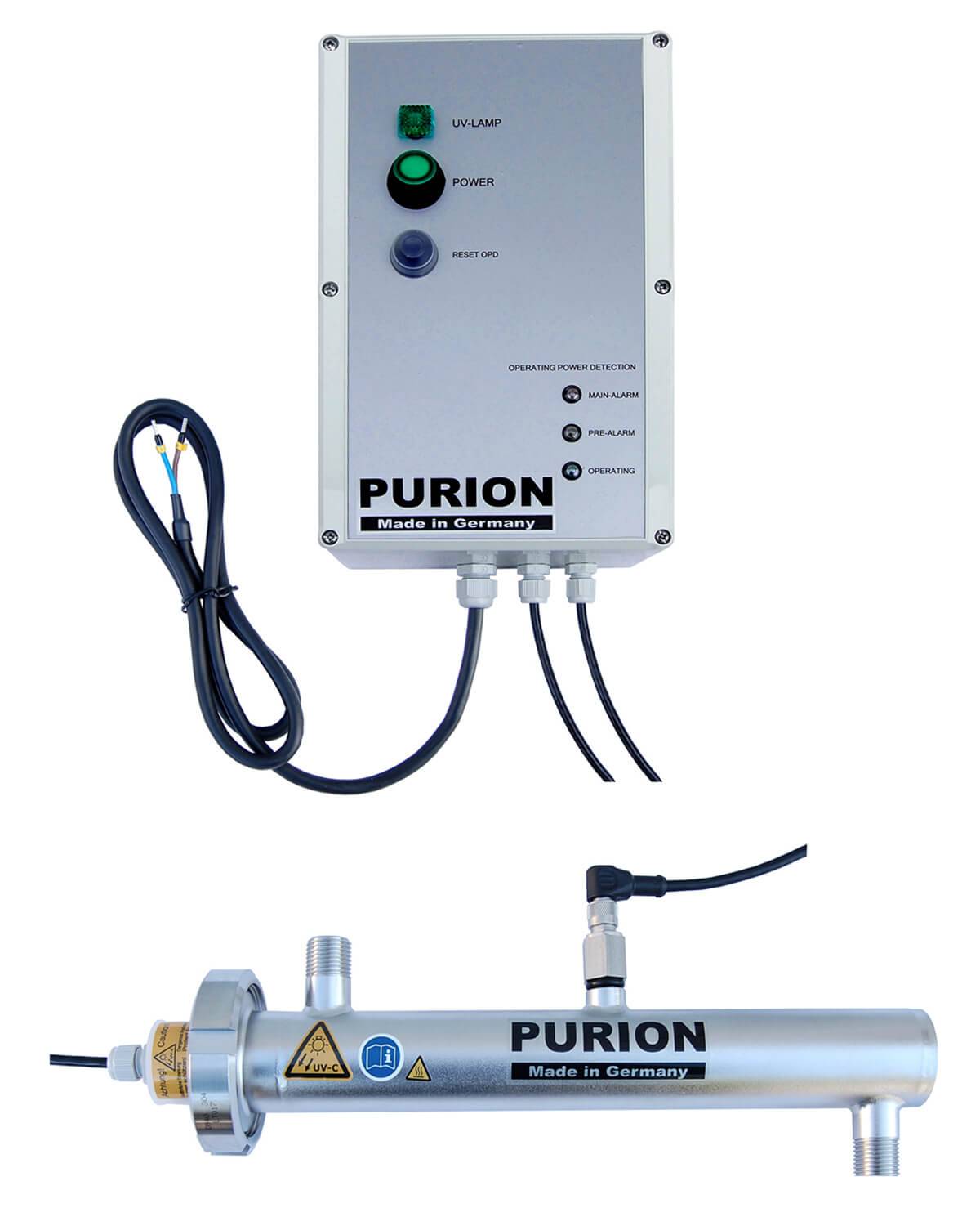 PURION 500 24V UV-C Entkeimungsanlage mit Sensorüberwachung