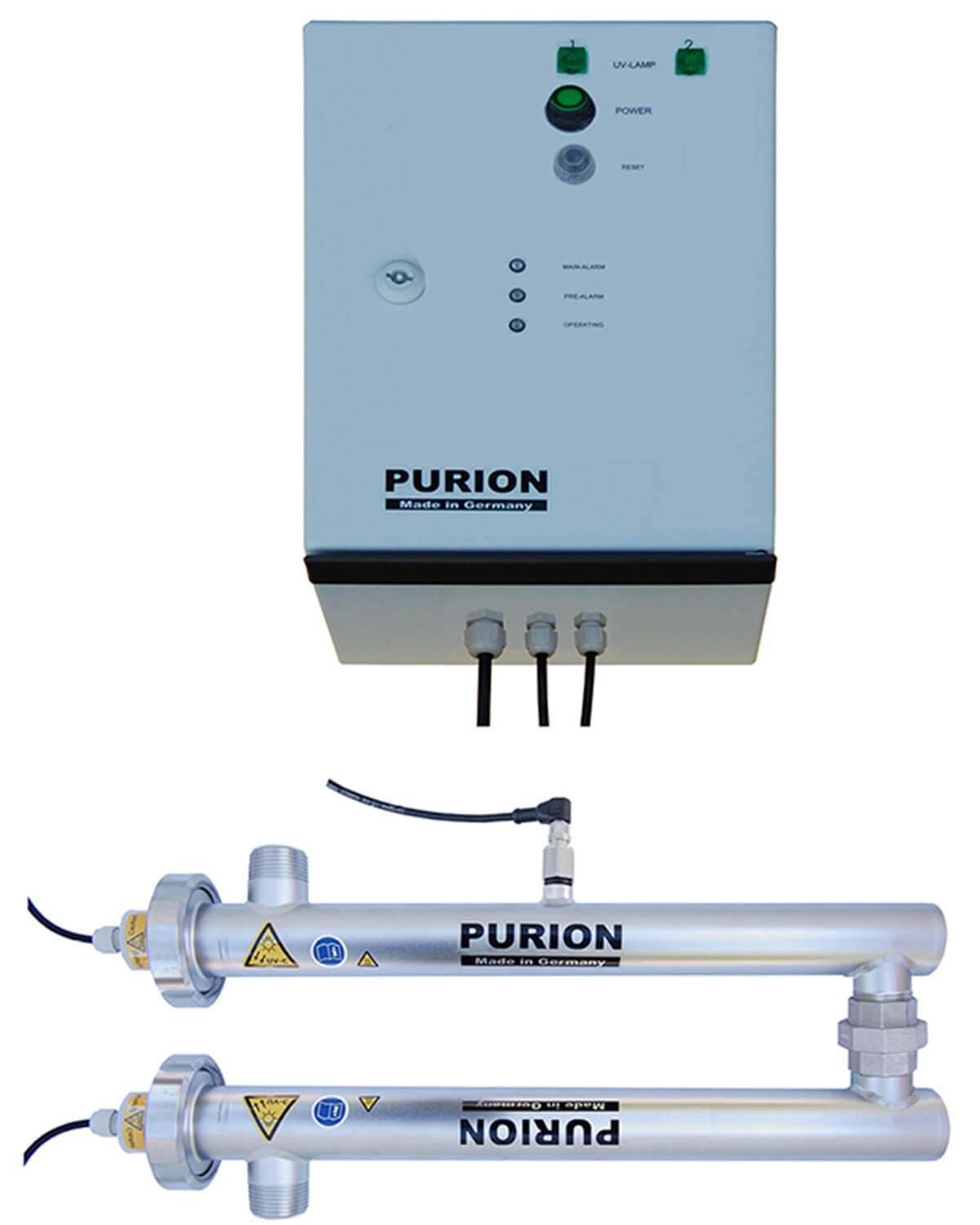 PURION 1000 12V DUAL OPD integrierte Sensorüberwachung UV-C-Leistung