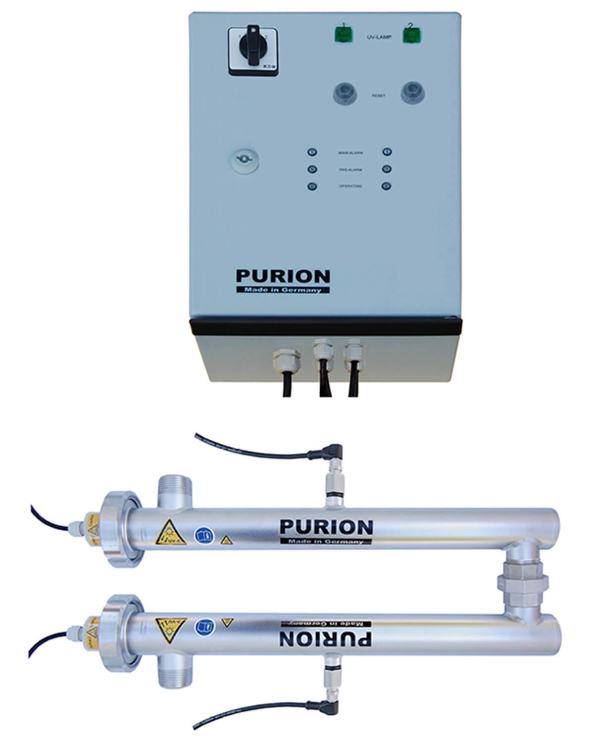 PURION 1000 110-240V DUAL OPD Pro integrierte Sensorüberwachung, UVC Anlage