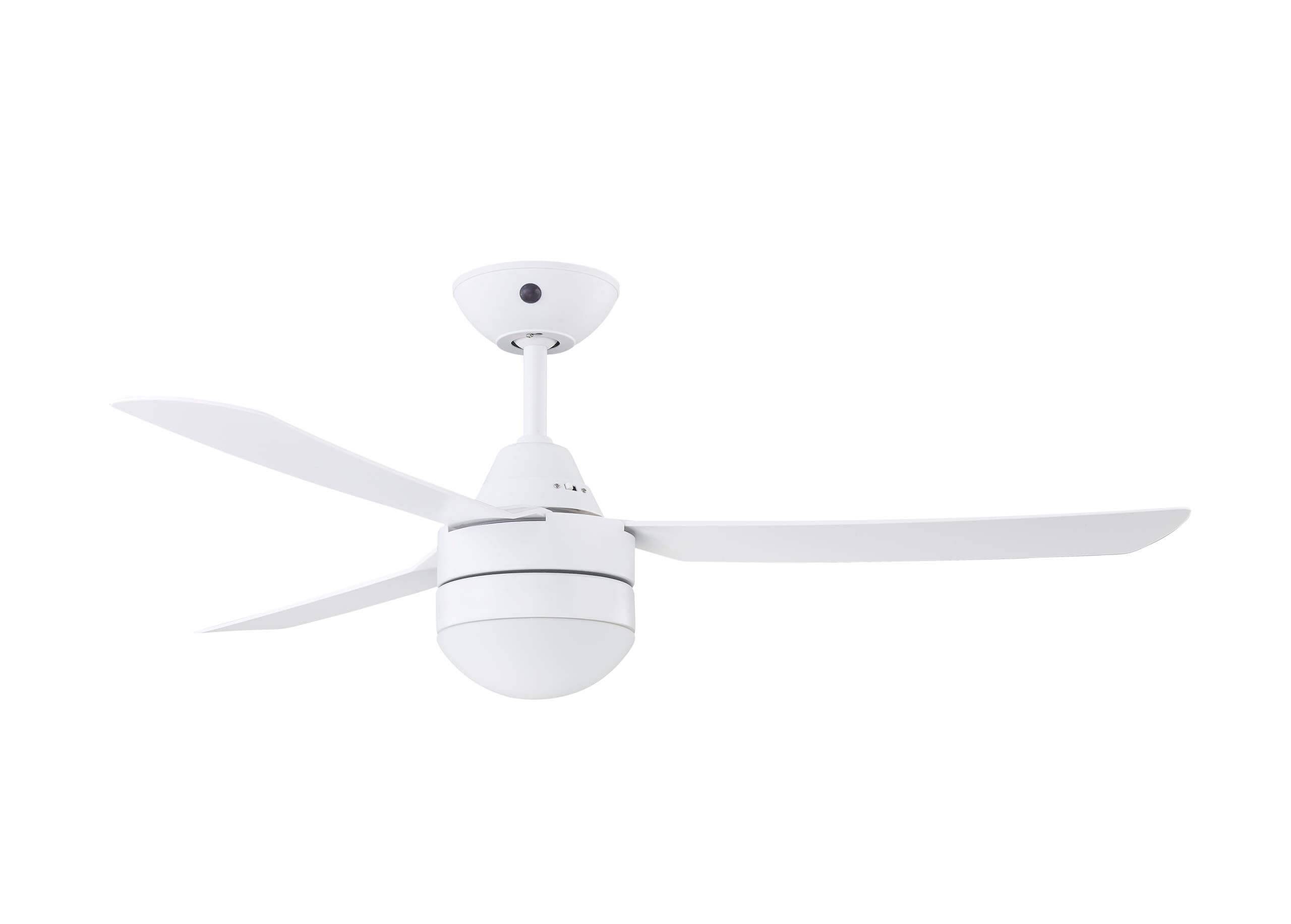 Deckenventilator Megara Weiß 122 cm mit Licht