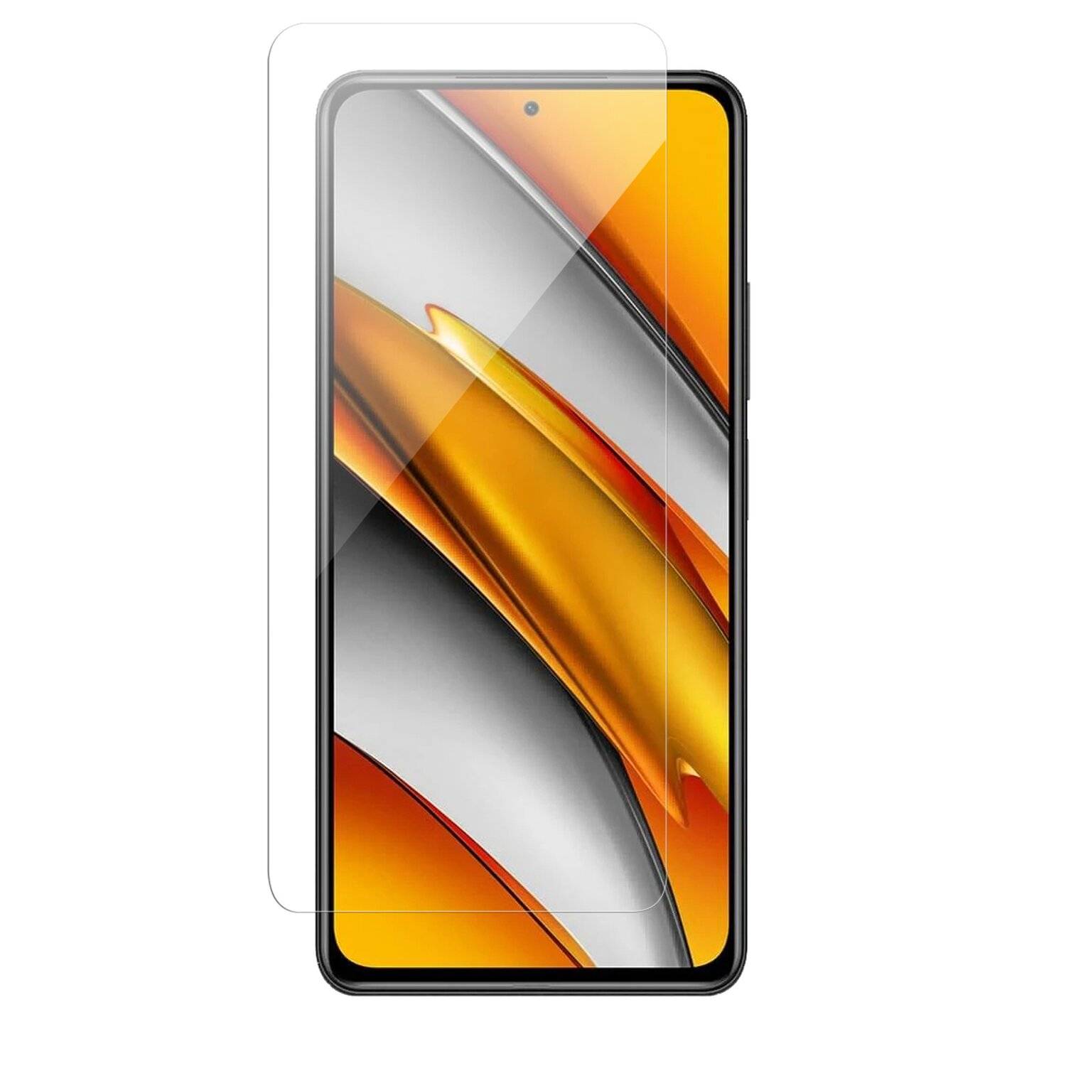Schutzglas 9H für XIAOMI POCO F3 Displayschutzfolie Schutzfolie Passgenau Glas