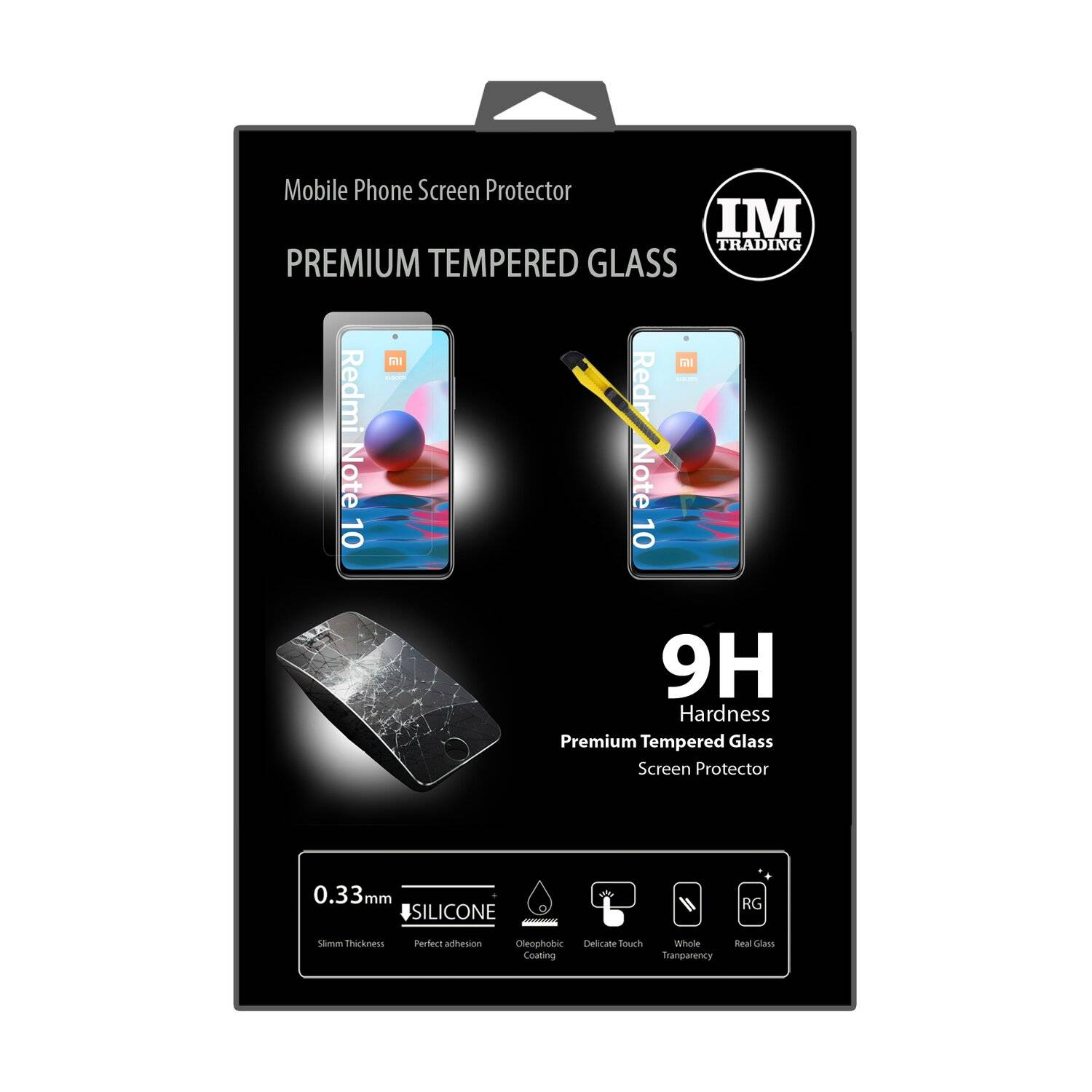 Schutzglas 9H für XIAOMI REDMI NOTE Note 10 / 10s Displayschutzfolie Schutzfolie Passgenau Glas