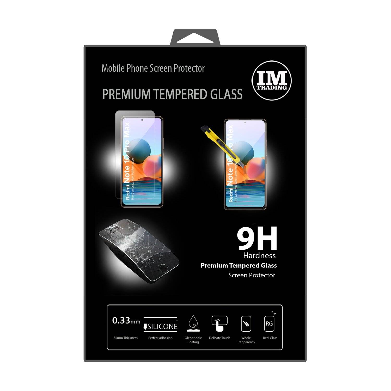 Schutzglas 9H für XIAOMI REDMI NOTE NOTE 10 PRO MAX Displayschutzfolie Schutzfolie Passgenau Glas