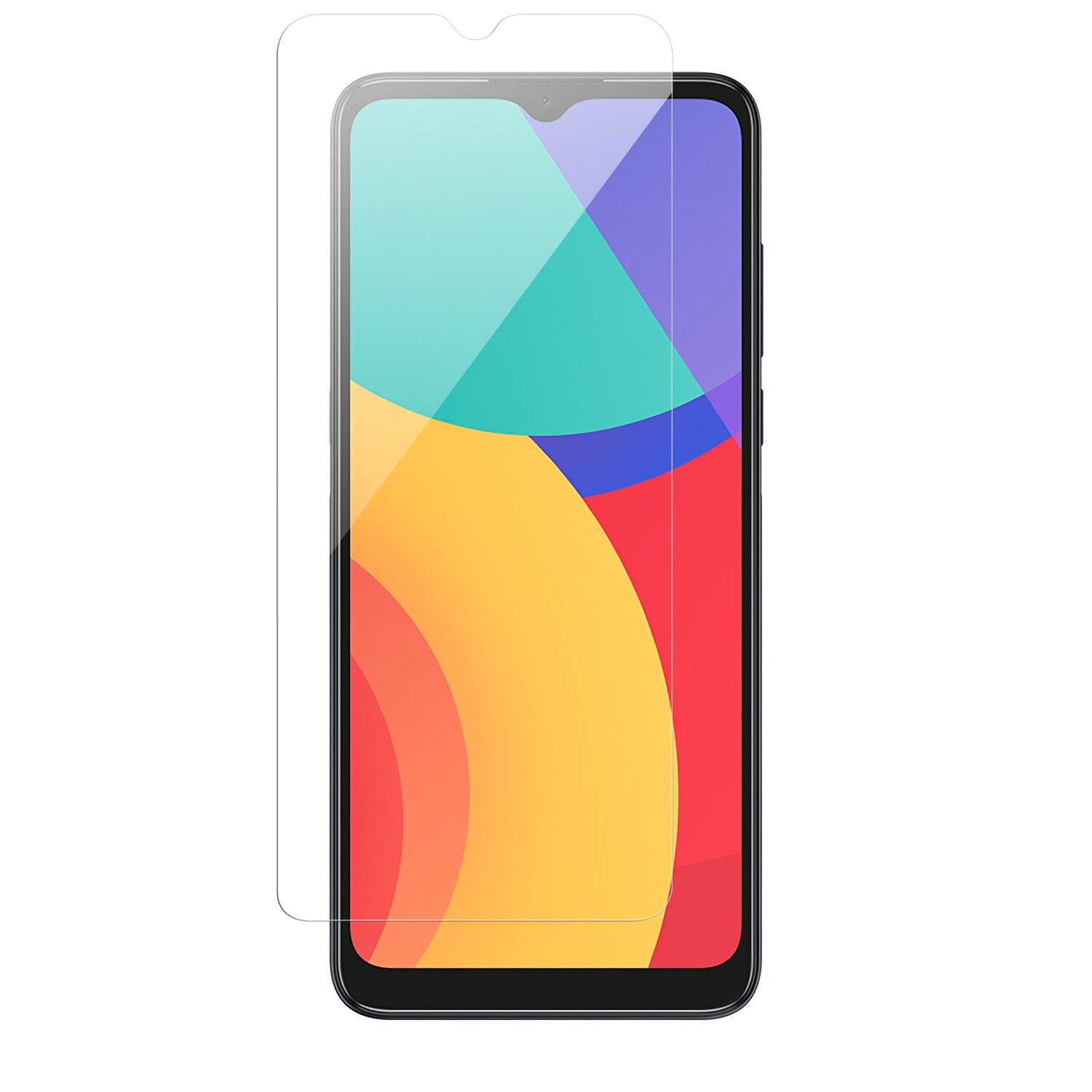 3X Schutz Schutz Glas 9H Tempered Glass Display Schutz Folie Display Glas Screen Protector für Alcatel 1S ( 2021 )