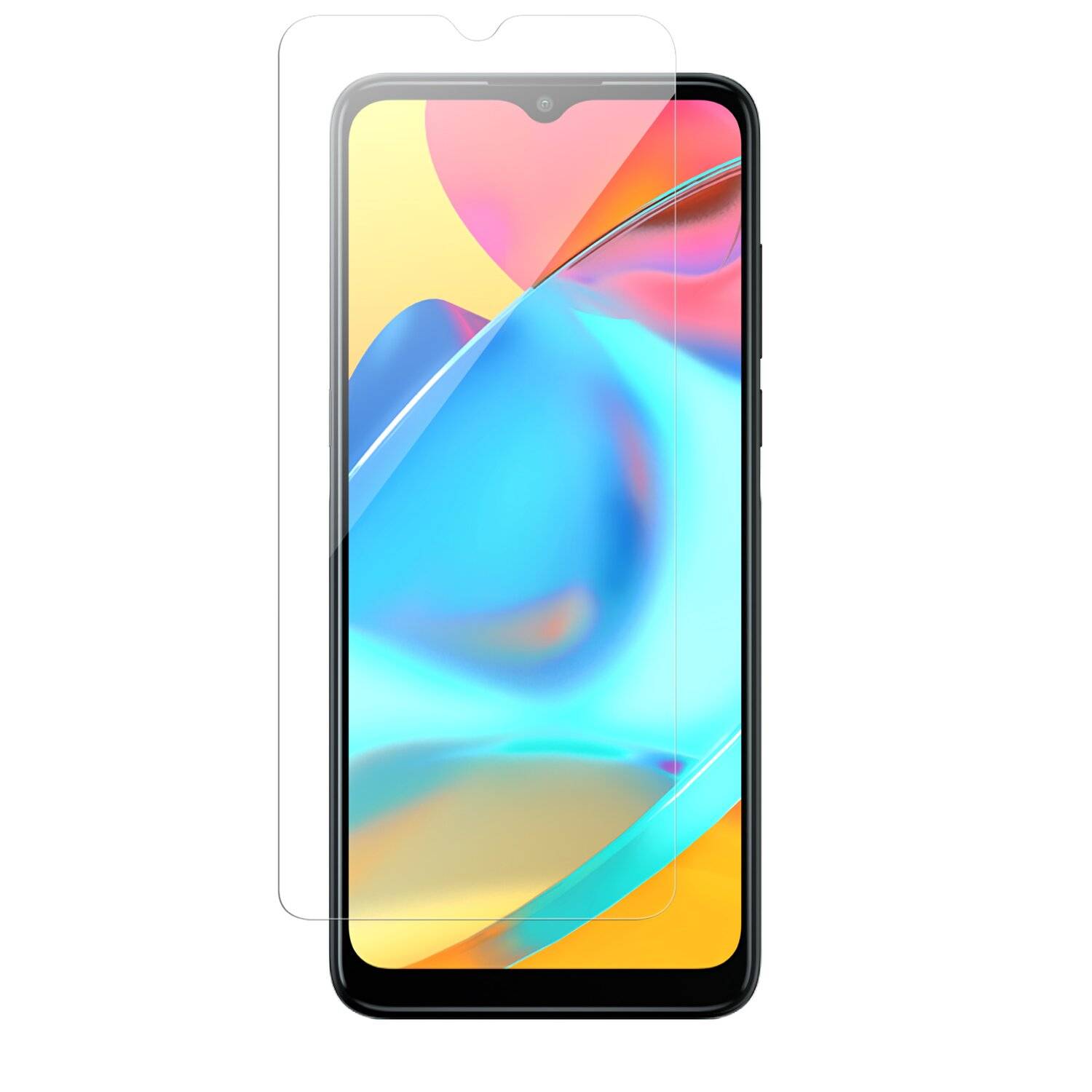 3X Schutz Schutz Glas 9H Tempered Glass Display Schutz Folie Display Glas Screen Protector für Alcatel 3L 2021