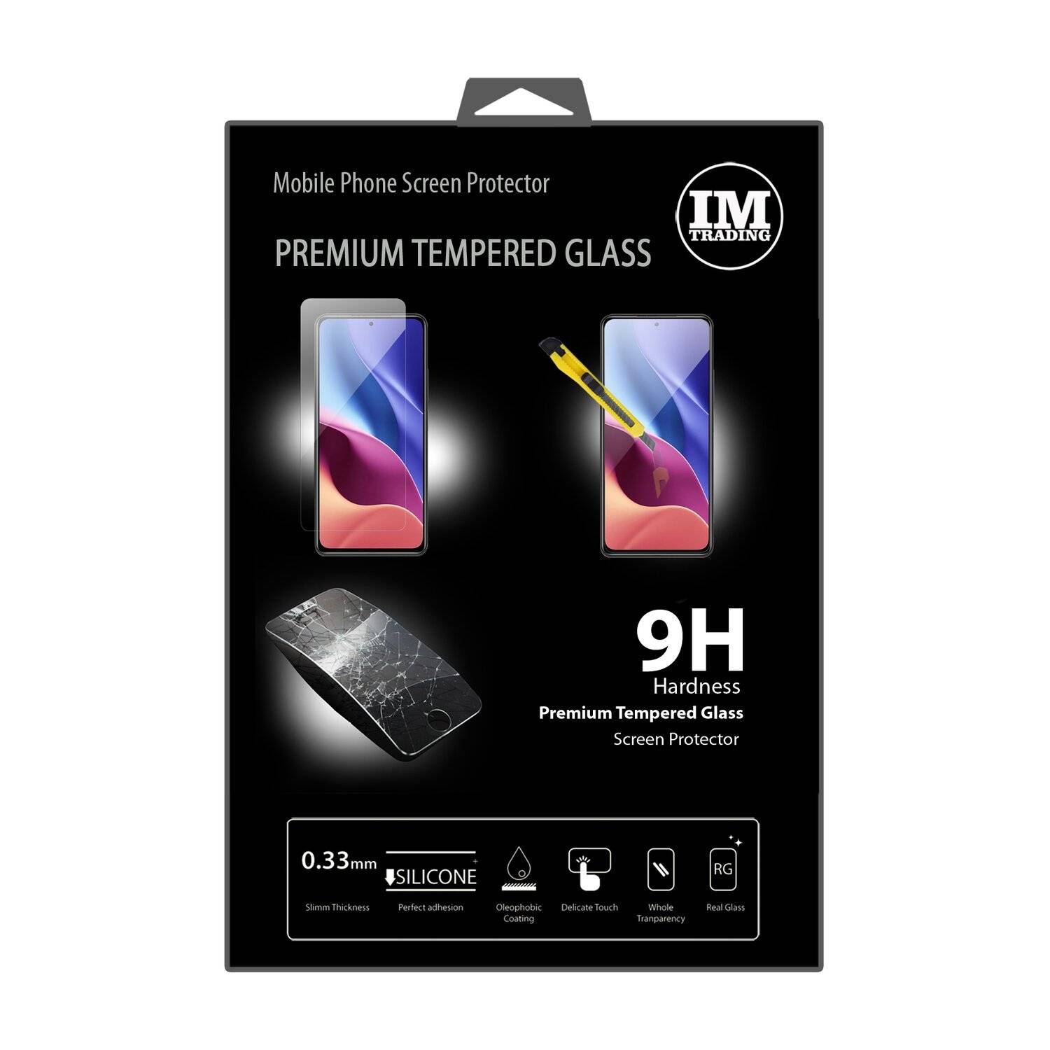 Schutzglas 9H für XIAOMI REDMI K40 Displayschutzfolie Schutzfolie Passgenau Glas